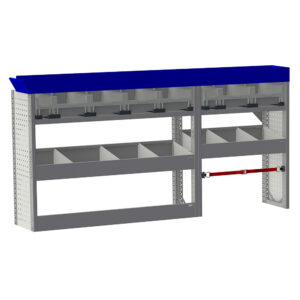 Accessoires budget "02" côté gauche tbv Vito L2H1 couleur gris/bleu