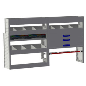 Accessoires Premium "05" côté gauche tbv Vito L2H1 couleur gris/bleu