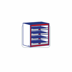 Armoires à valises avec étagères coulissantes (icm cabinet bodies)