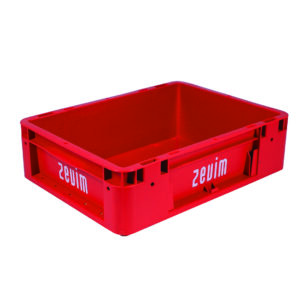 Bac Euronorm rouge 300x400x120 mm
