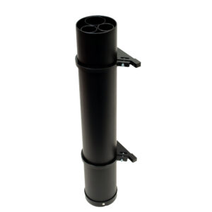Porte-cannes à pêche fileté Zevim avec division (3 compartiments) incl. 2 supports