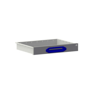 Tiroir HD B0447xD360xH070 mm gris/bleu