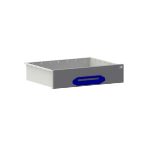 Tiroir HD B0447xD360xH105 mm gris/bleu