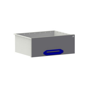 Tiroir HD B0447xD360xH175 mm gris/bleu
