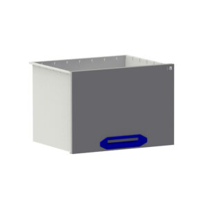 Tiroir HD B0447xD360xH315 mm gris/bleu